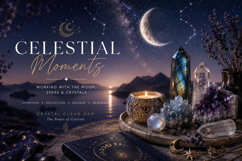 Celestial Moments: Working With the Moon, Stars & Crystals