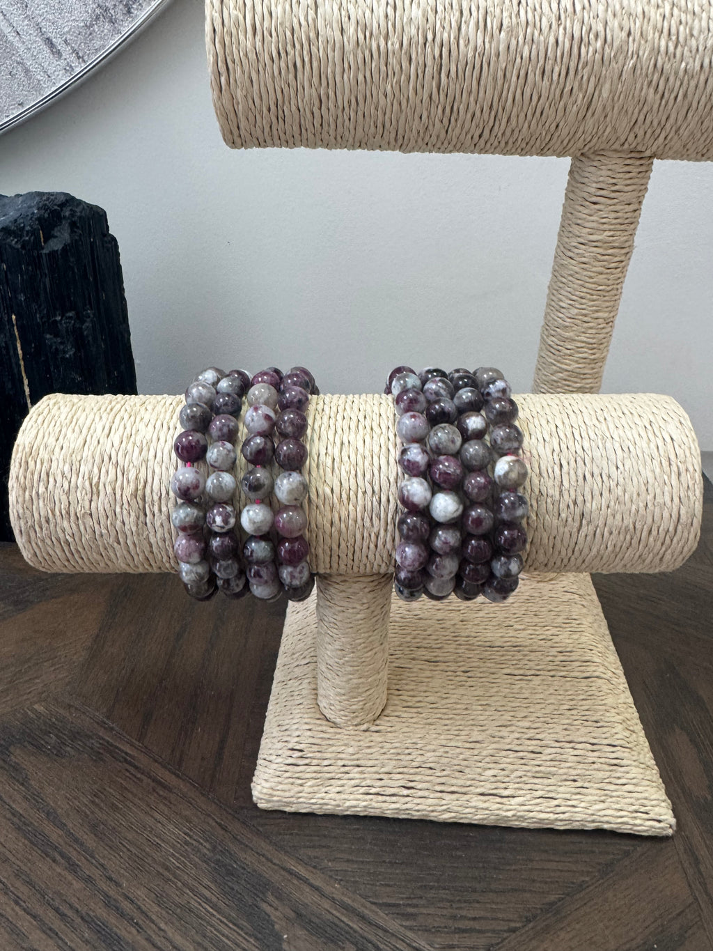 💗 Pink Tourmaline 8mm Crystal Bracelet – Heart Healing, Love & Emotional Balance