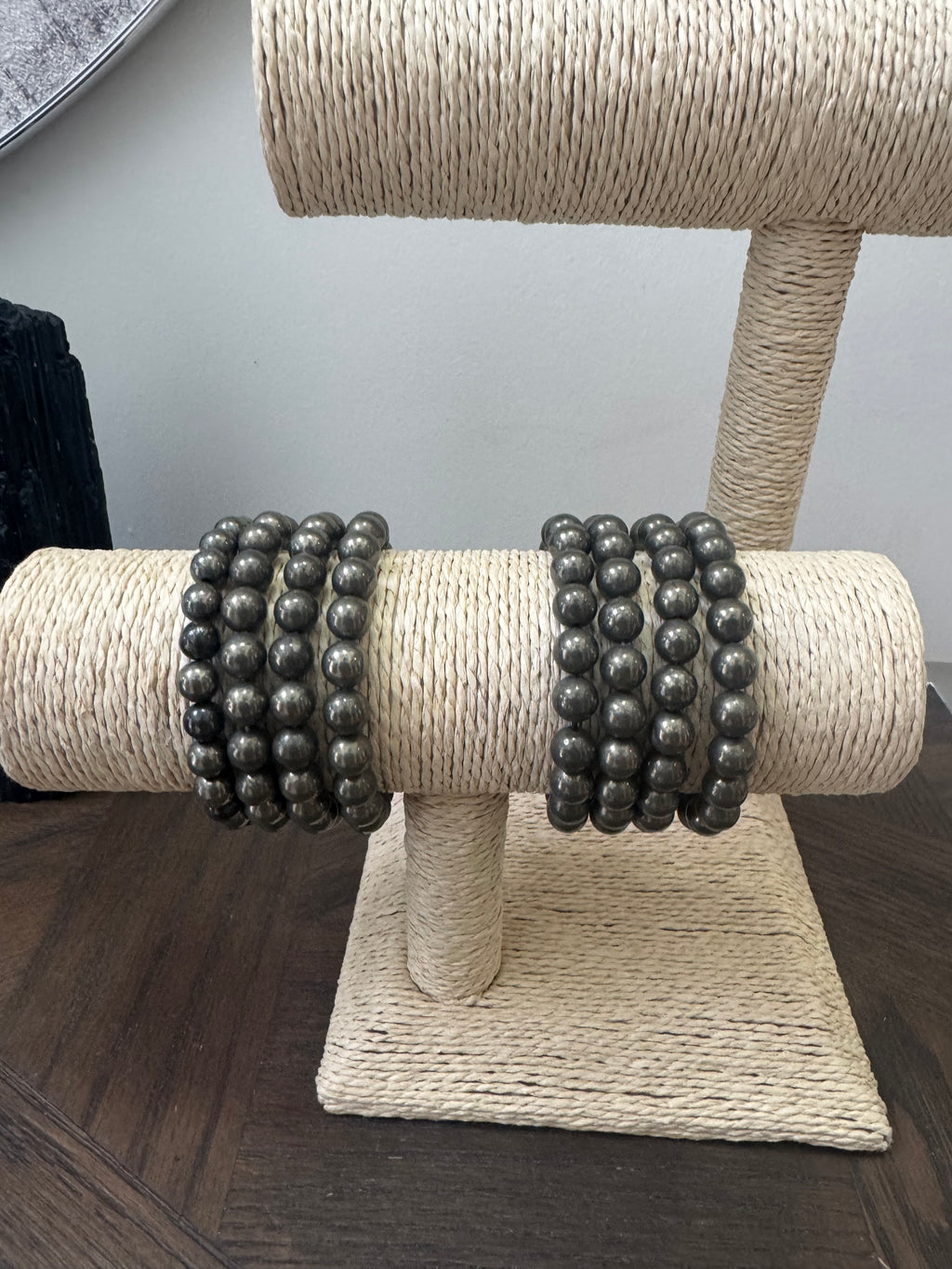 ✨ Pyrite 8mm Crystal Bracelet – Abundance, Confidence & Protection