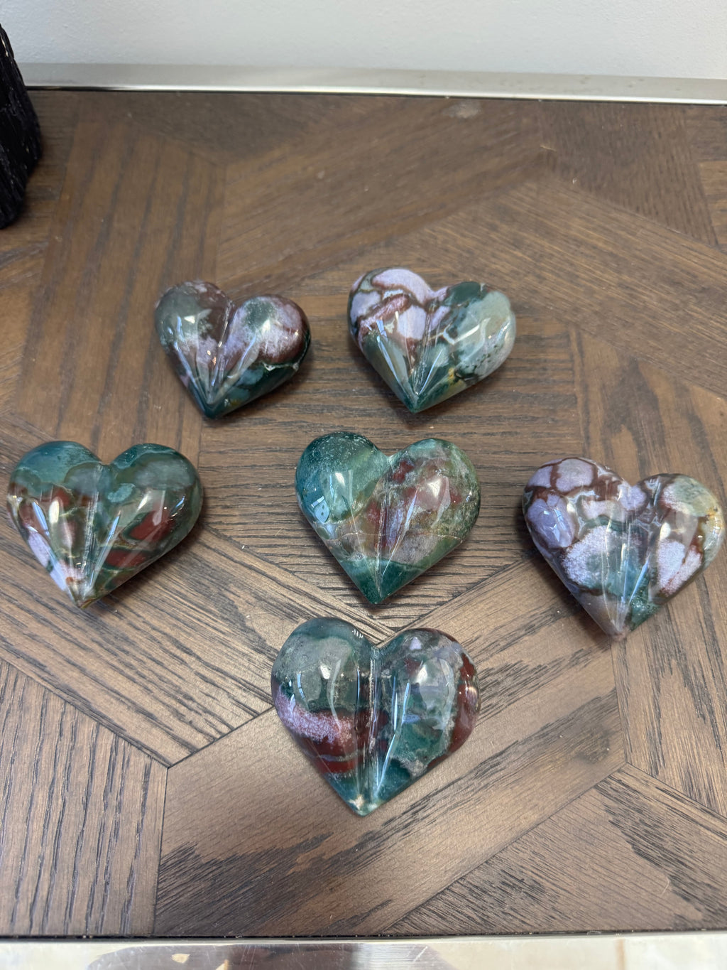 💚 Ocean Jasper Heart – Joy, Emotional Balance & Nurturing Energy