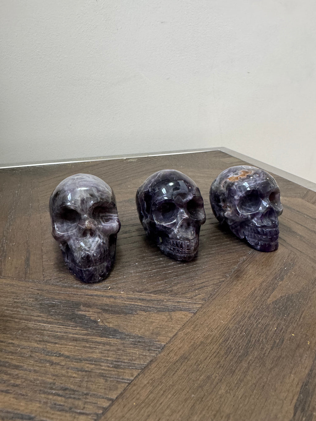 💜 Amethyst Skull Carving – Protection, Intuition & Spiritual Awakening