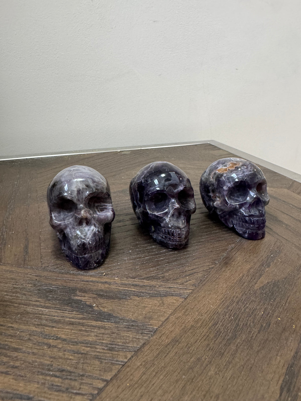 💜 Amethyst Skull Carving – Protection, Intuition & Spiritual Awakening