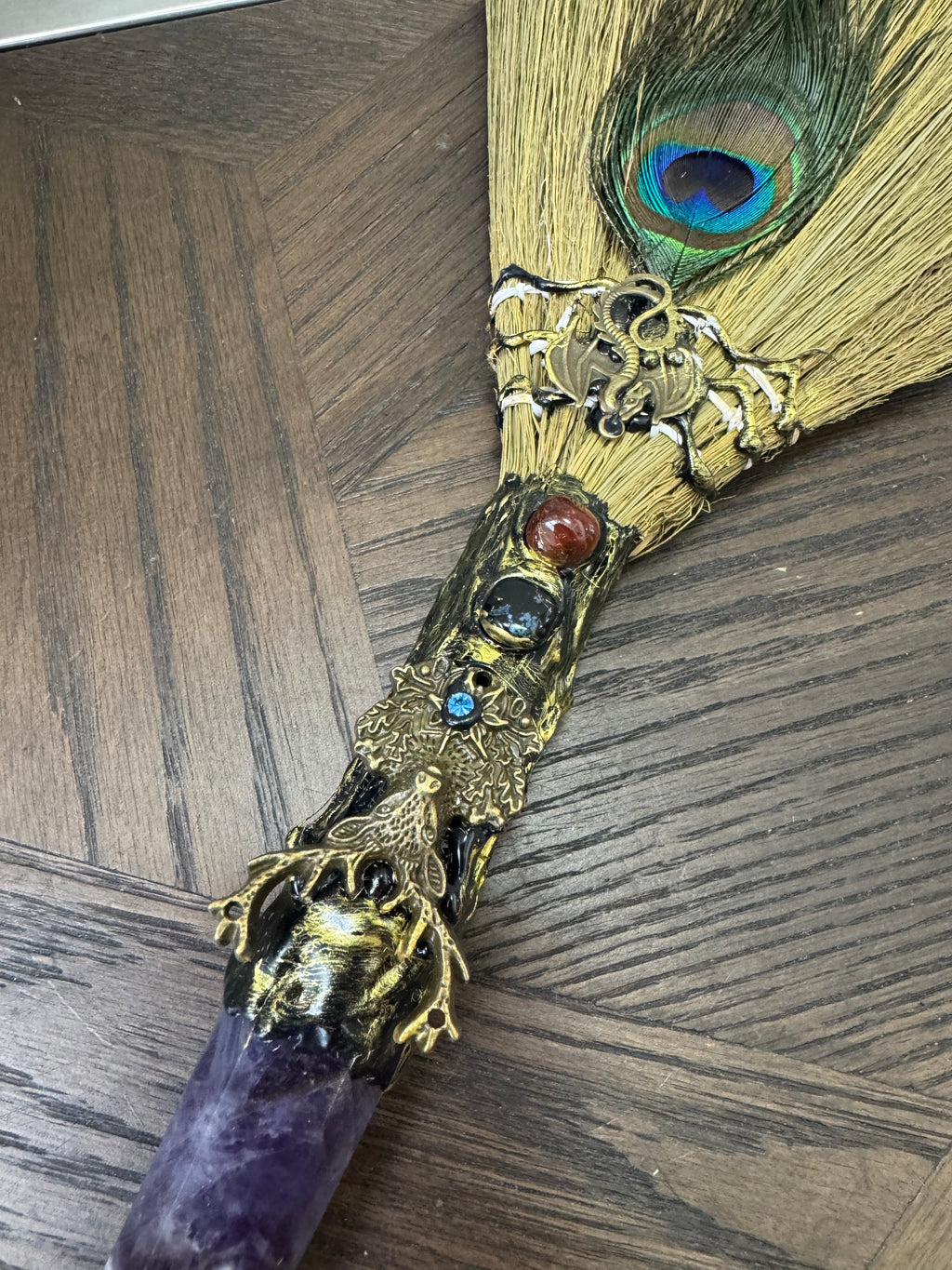💜 Amethyst Ritual Besom – The Intuition & Protection Broom