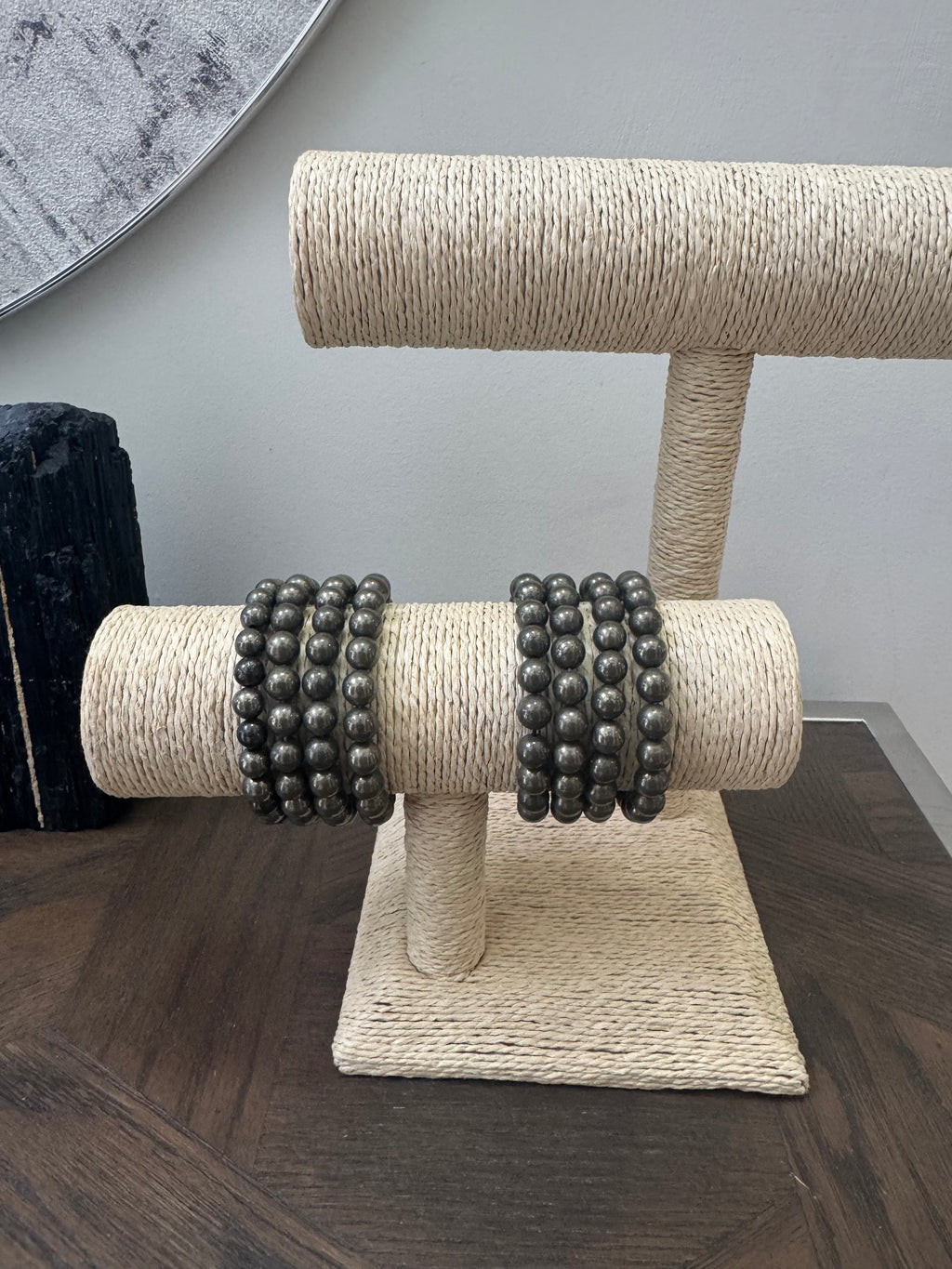 ✨ Pyrite 8mm Crystal Bracelet – Abundance, Confidence & Protection