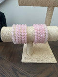 🌸 Rose Quartz Crystal Bracelet – Love & Heart Harmony 8mm