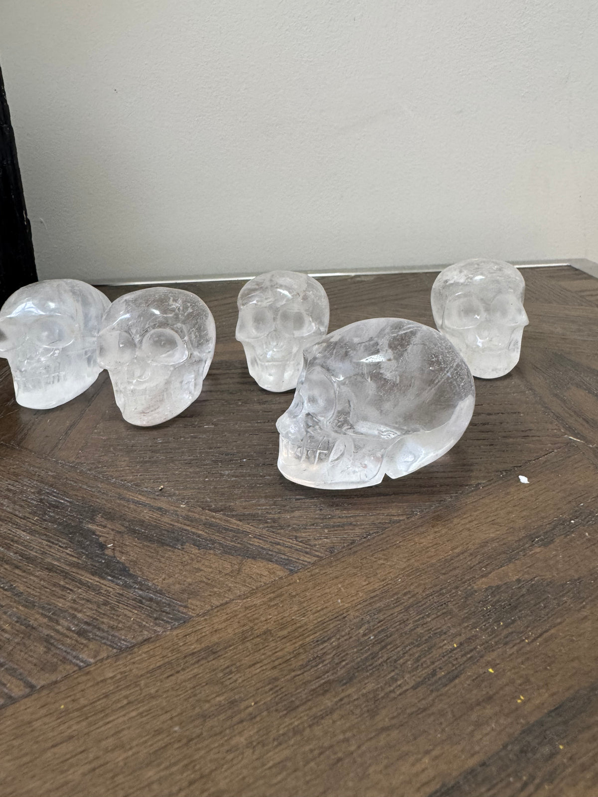 🤍 Clear Quartz Skull Carving – Clarity, Amplification & Spiritual Awakening