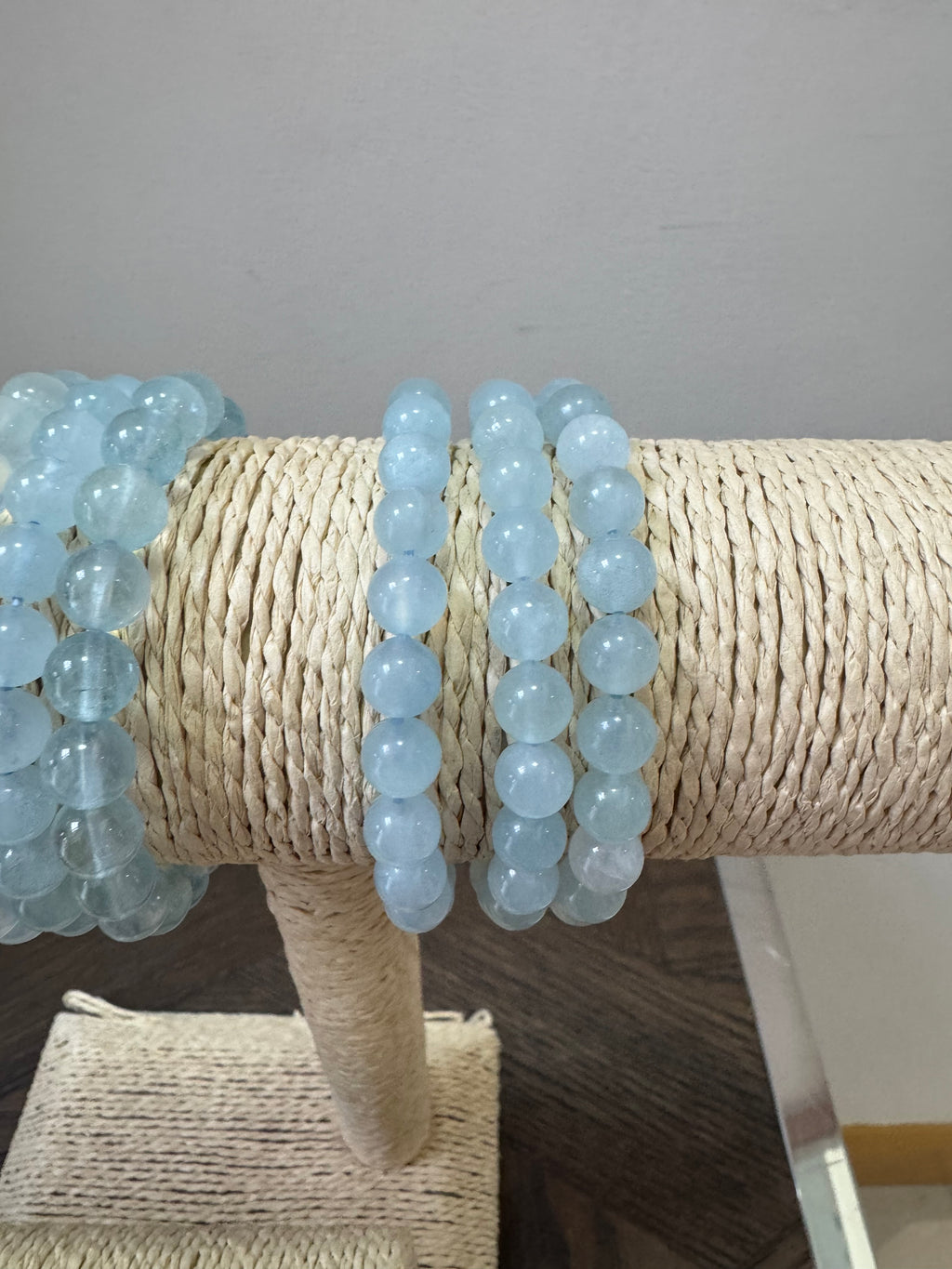 🩵 Aquamarine Bracelet 8mm – Calm, Clarity & Courage