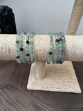 💚💜 Fluorite 6mm Crystal Bracelet – Focus, Clarity & Energetic Balance