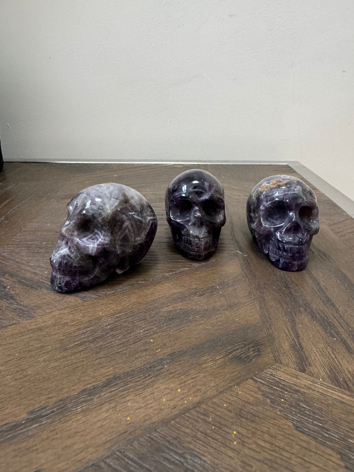 💜 Amethyst Skull Carving – Protection, Intuition & Spiritual Awakening