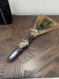 🔮 Amethyst Ritual Besom – Witch’s Broom