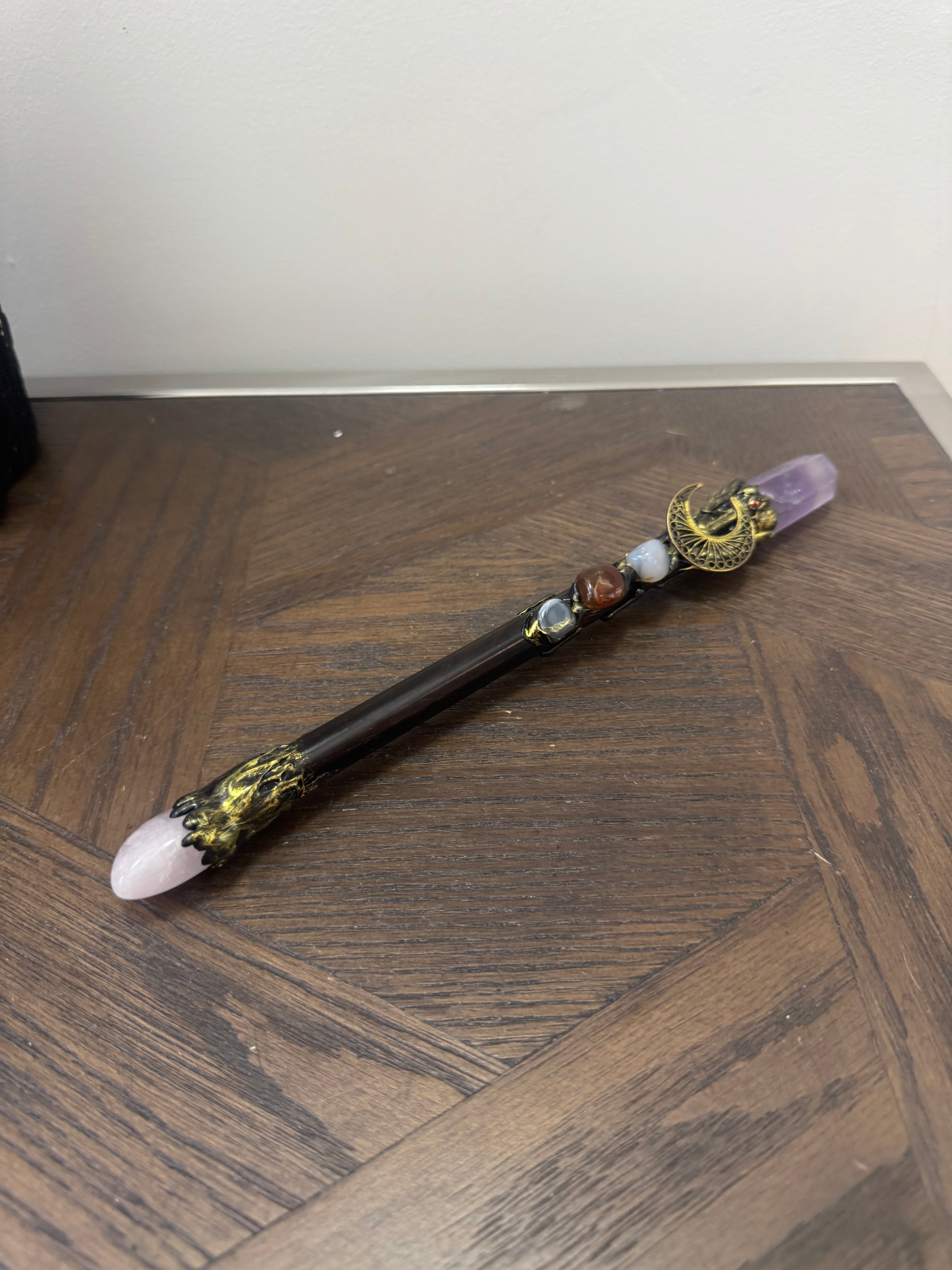 🔮 Crystal Ritual Wand – The Intuition & Divine Guidance Wand