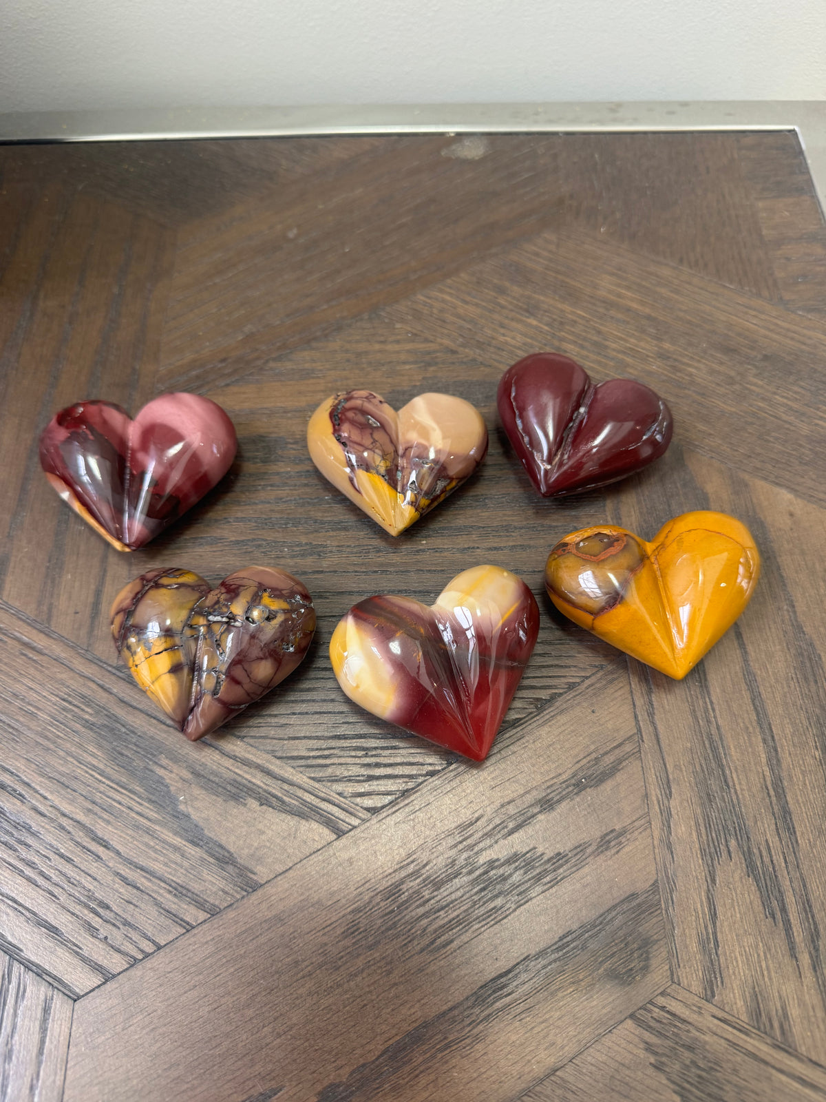 ✨ Mookaite Jasper Hearts ✨