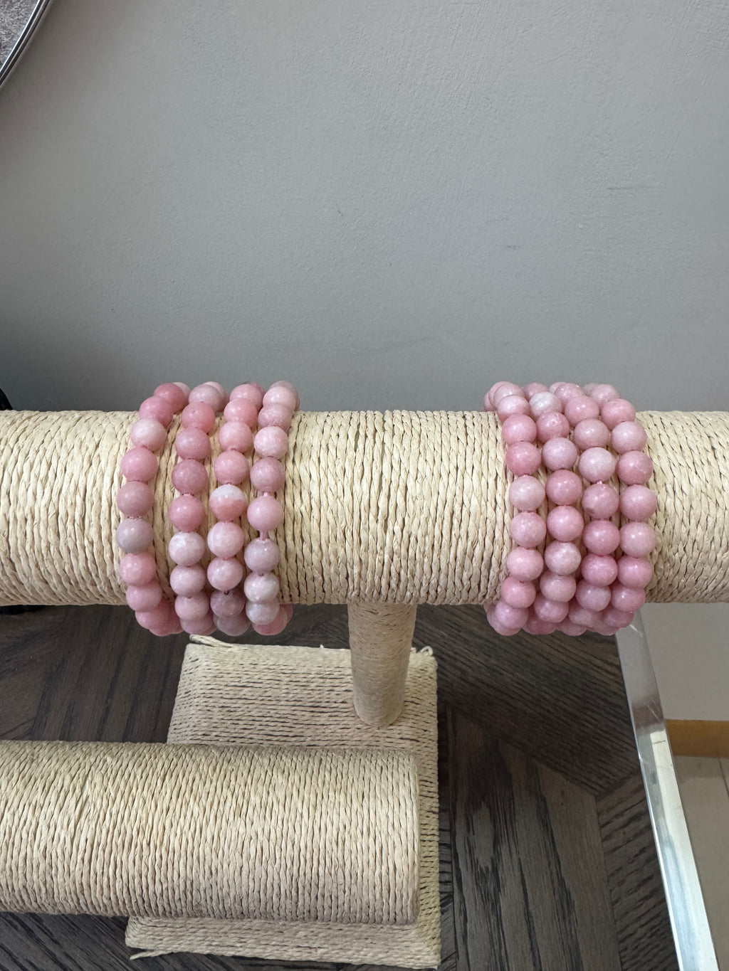 🩷 Pink Opal Bracelet 8mm – Emotional Healing, Love & Inner Peace