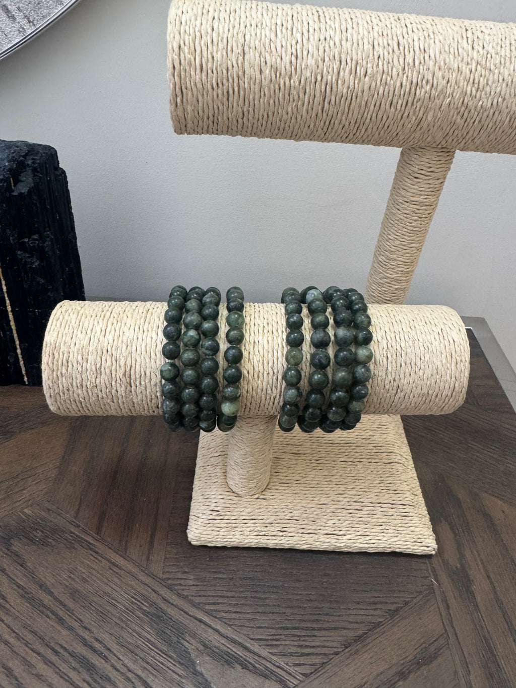 💚 Green Jade 8mm Crystal Bracelet – Luck, Prosperity & Harmony