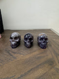 💜 Amethyst Skull Carving – Protection, Intuition & Spiritual Awakening