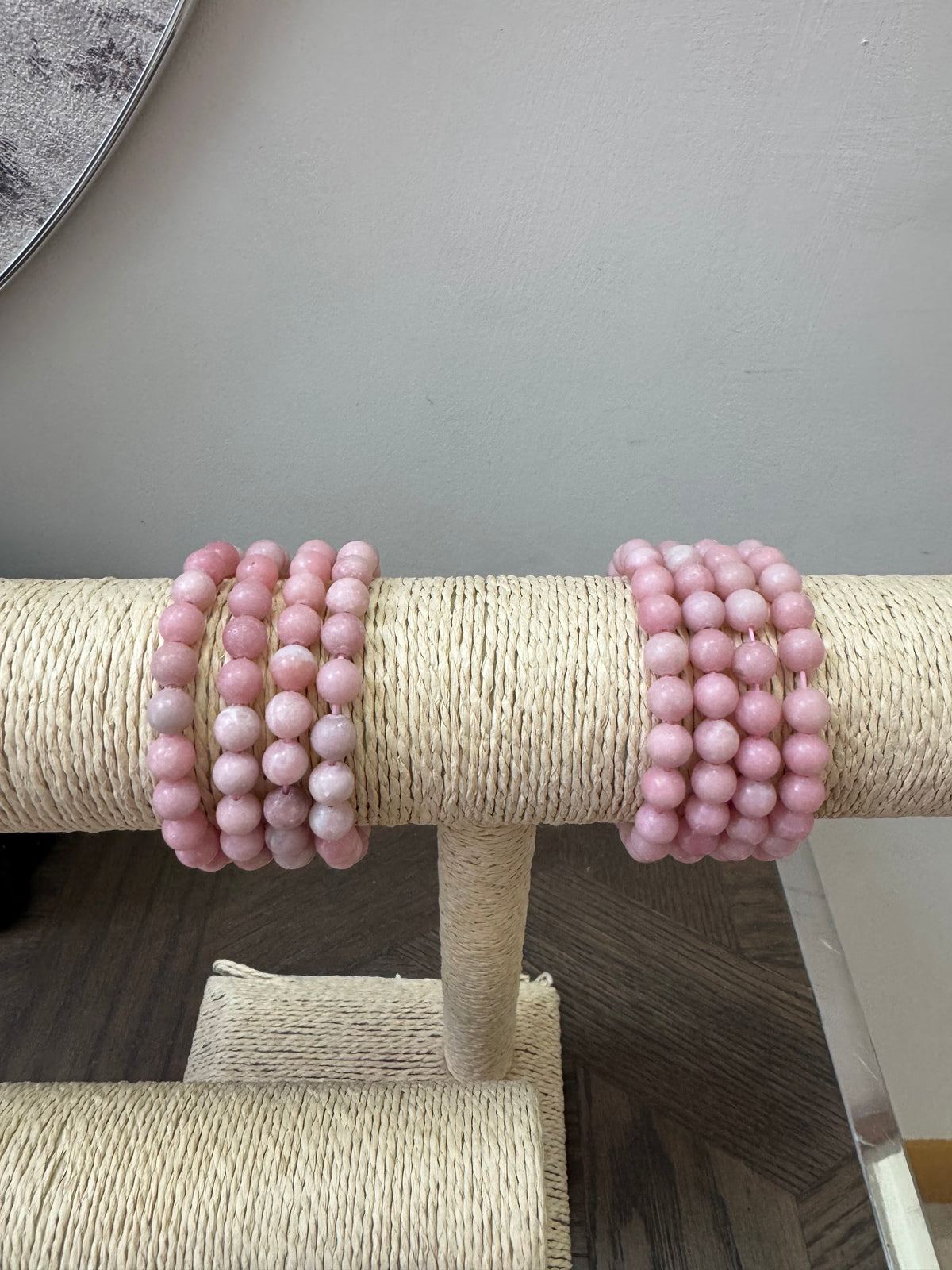 🩷 Pink Opal Bracelet 8mm – Emotional Healing, Love & Inner Peace