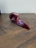 💗 Mookaite Raven Skull – Grounding, Courage & New Beginnings