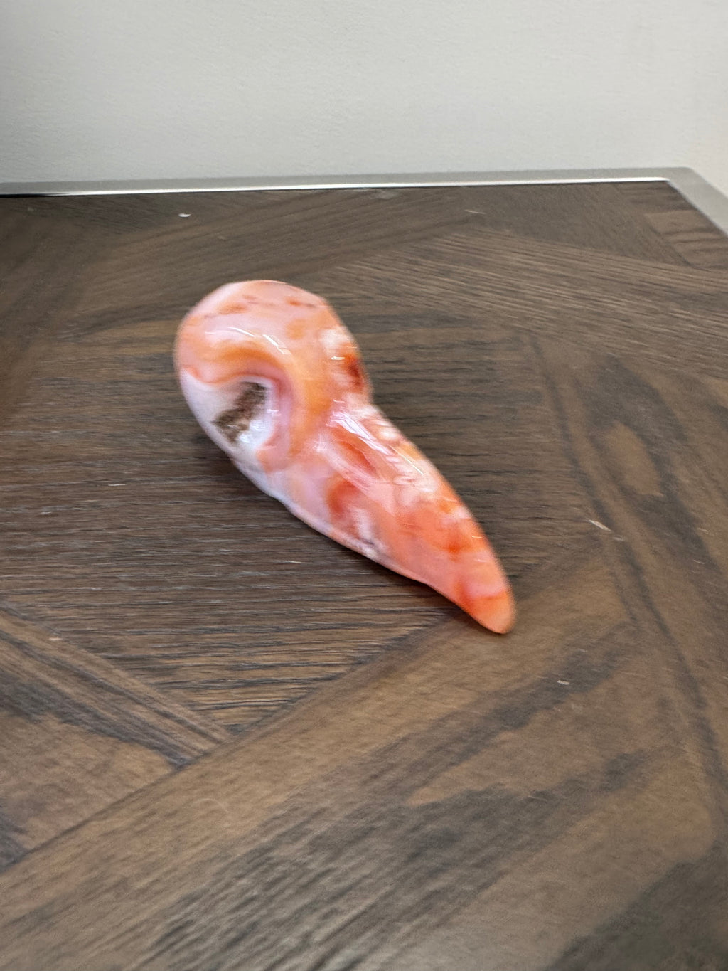 🔥 Carnelian Raven Skull – Confidence, Passion & Personal Power