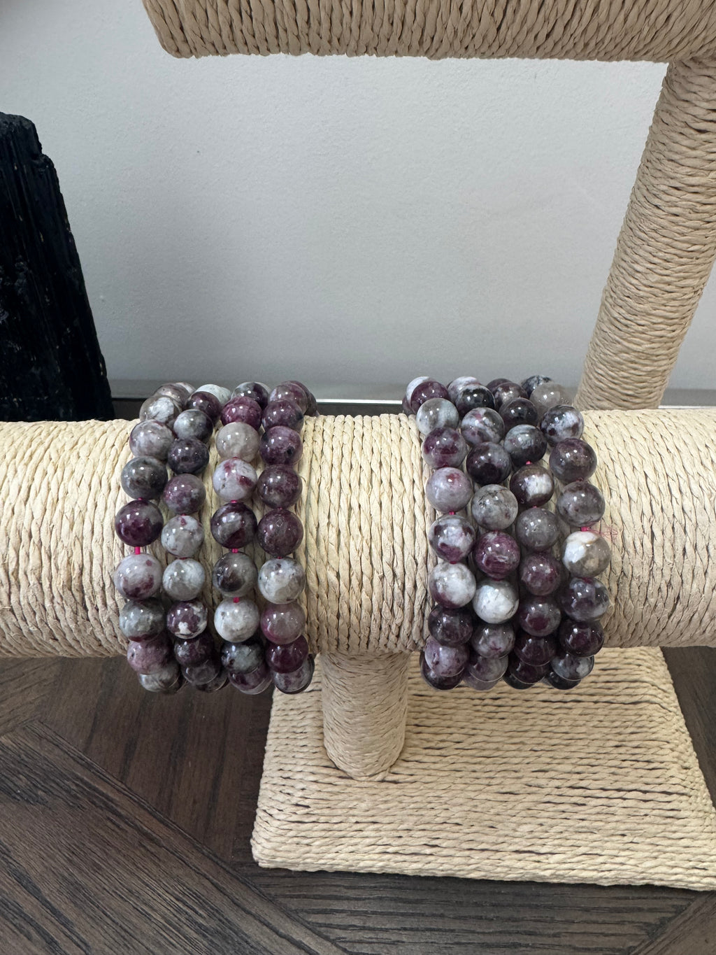 💗 Pink Tourmaline 8mm Crystal Bracelet – Heart Healing, Love & Emotional Balance