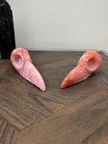 🔥 Carnelian Raven Skull – Courage, Confidence & Creative Fire
