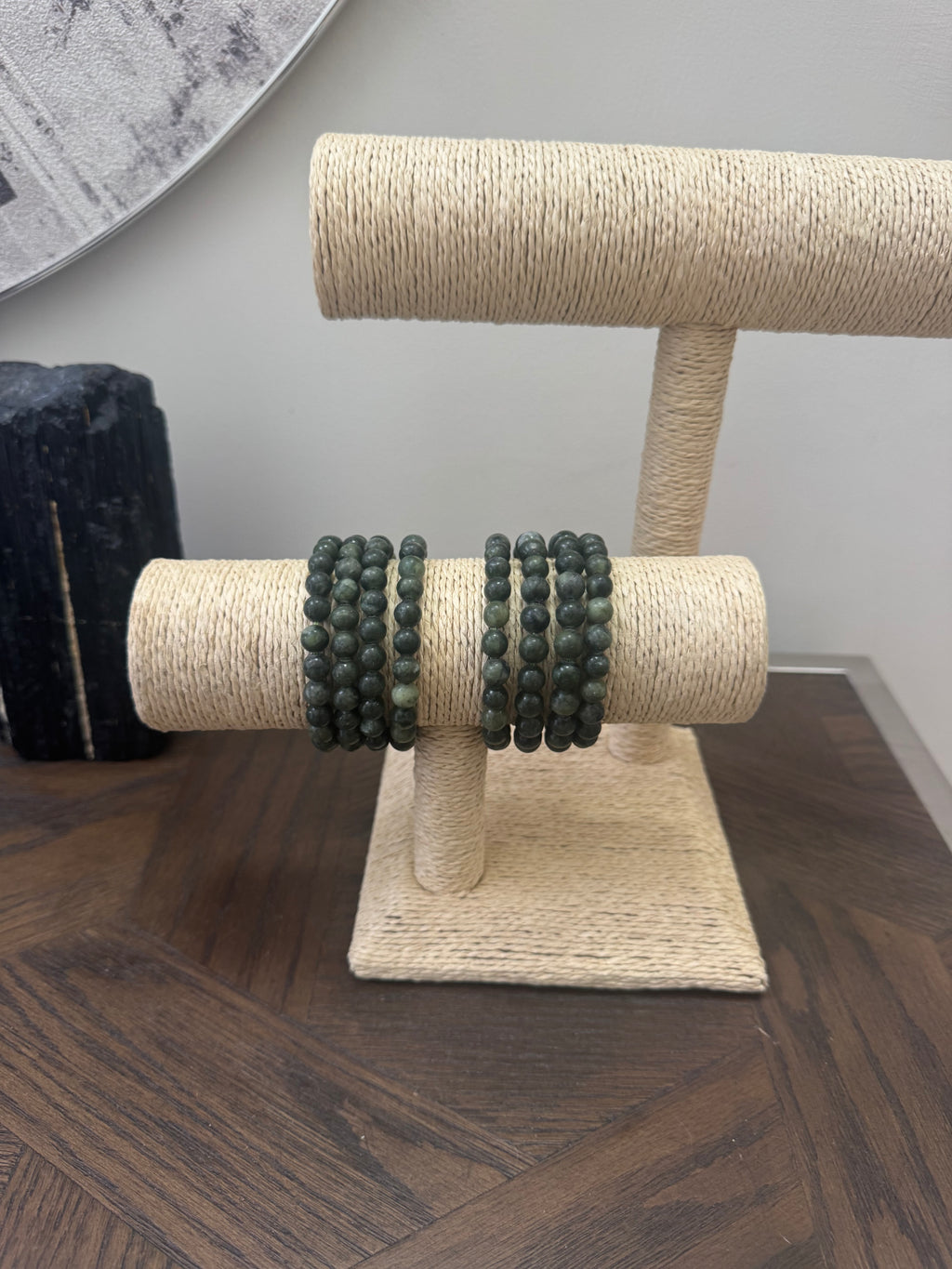💚 Green Jade 8mm Crystal Bracelet – Luck, Prosperity & Harmony