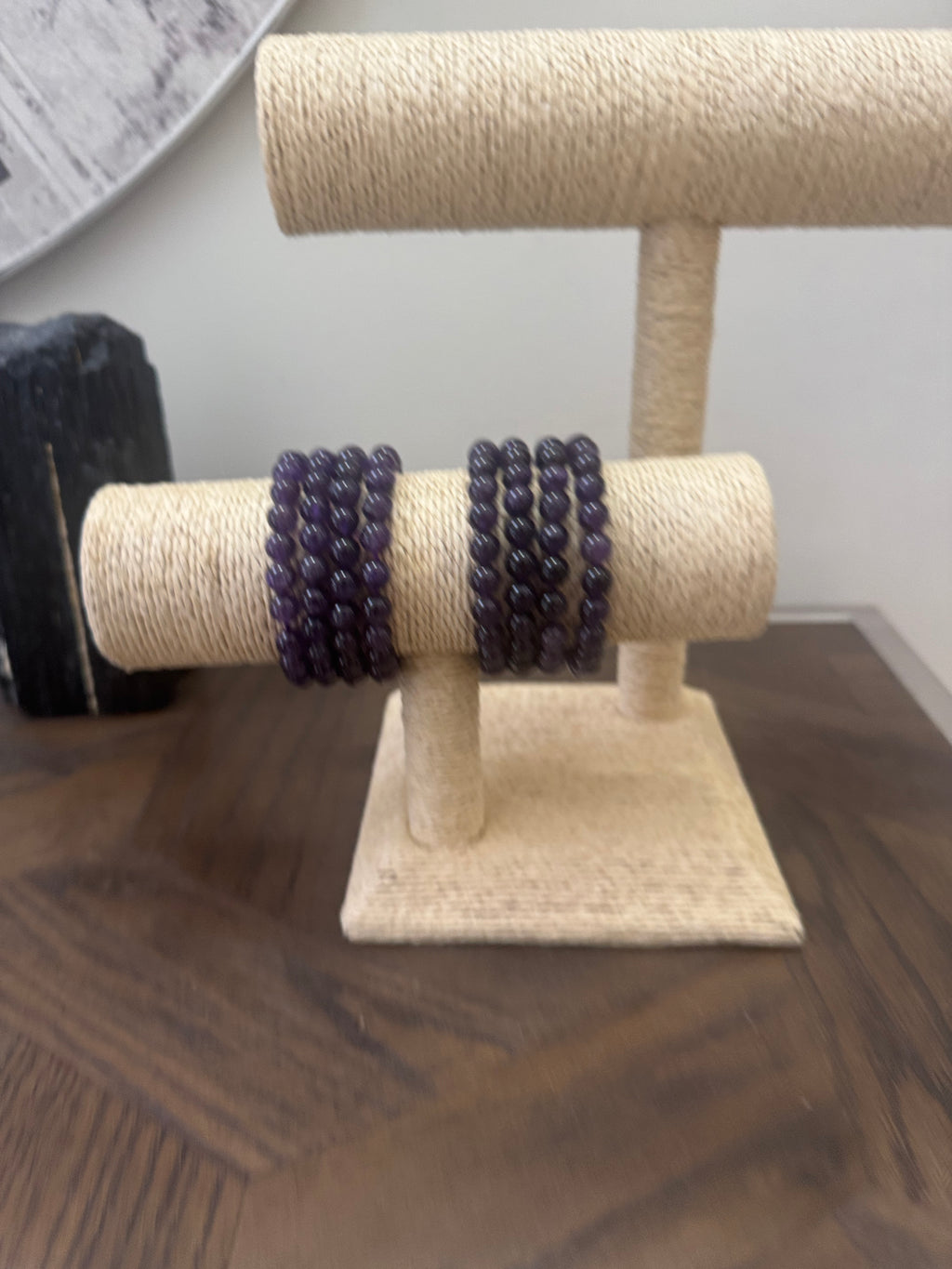 💜 Amethyst 8mm Crystal Bracelet – Calm, Intuition & Spiritual Protection