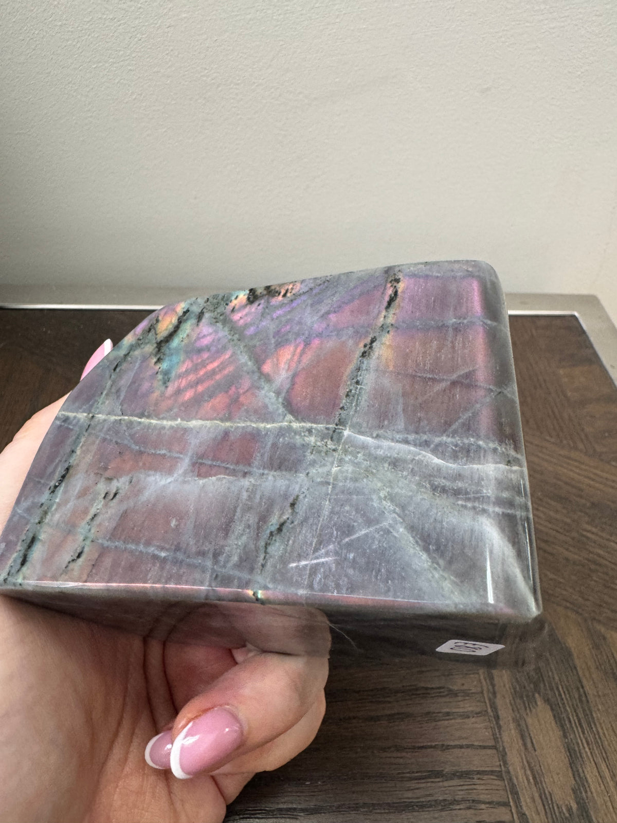 💜🌈 Labradorite Freeform – Purple Flash ✨