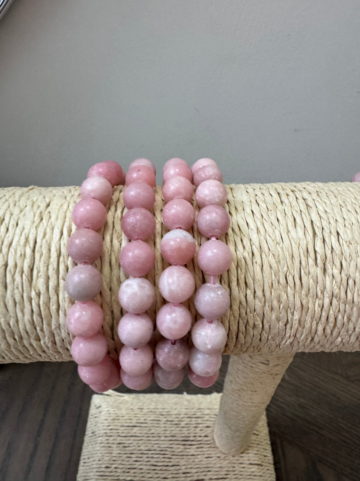 🩷 Pink Opal Bracelet 8mm – Emotional Healing, Love & Inner Peace