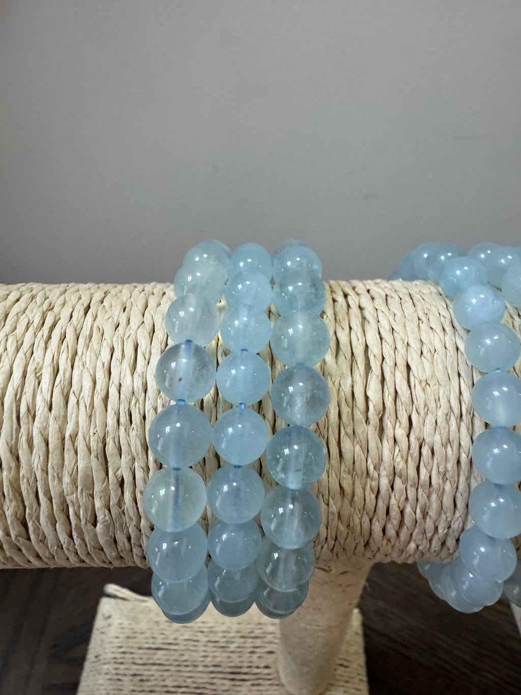 🩵 Aquamarine Bracelet 8mm – Calm, Clarity & Courage