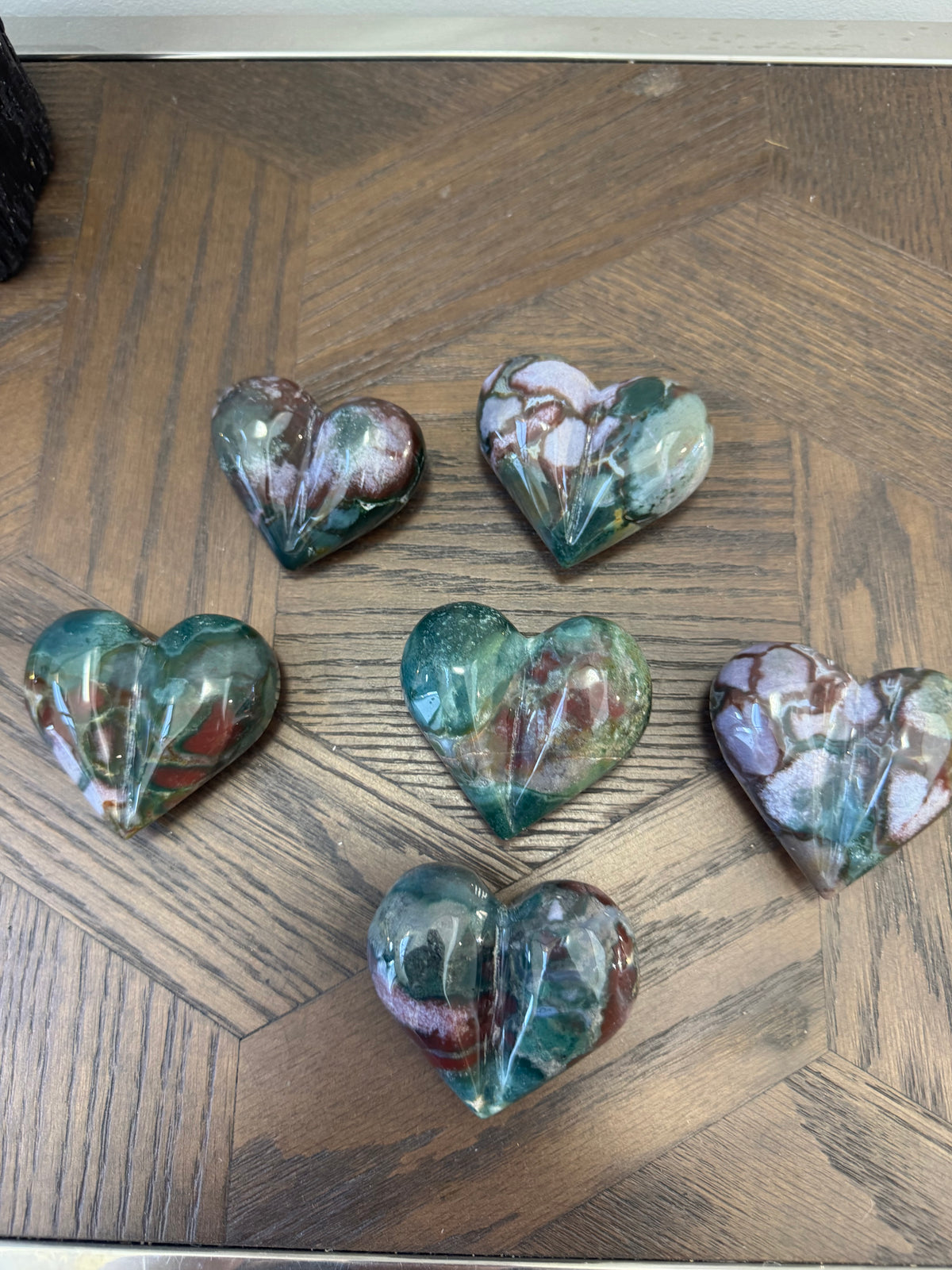 💚 Ocean Jasper Heart – Joy, Emotional Balance & Nurturing Energy