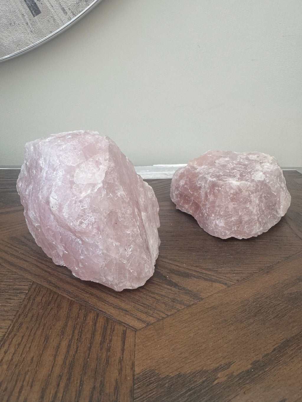 Natural Raw Rose Quartz Mineral Crystal Specimen