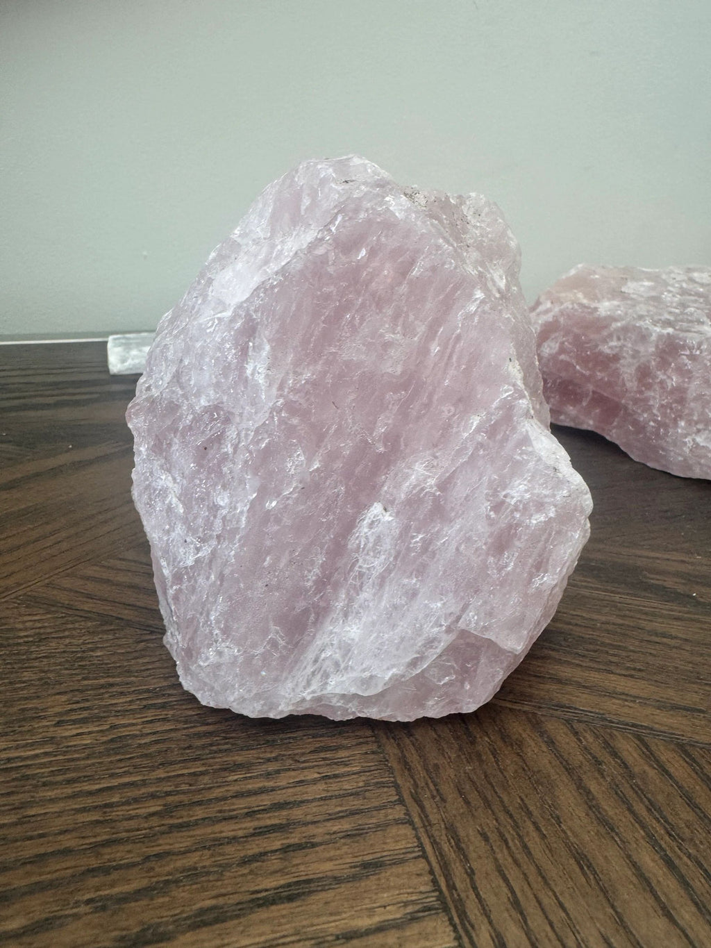Natural Raw Rose Quartz Mineral Crystal Specimen