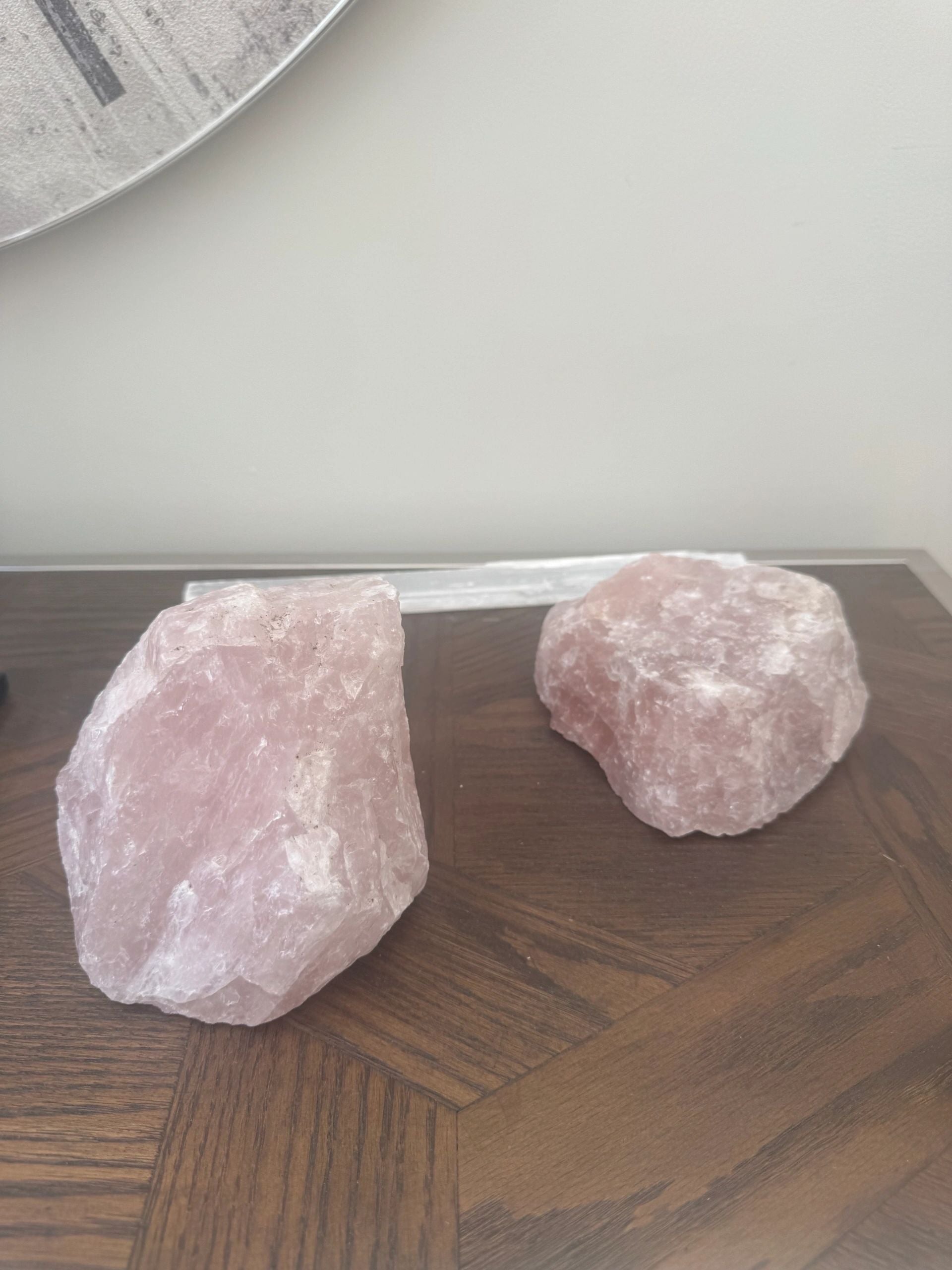Natural Raw Rose Quartz Mineral Crystal Specimen