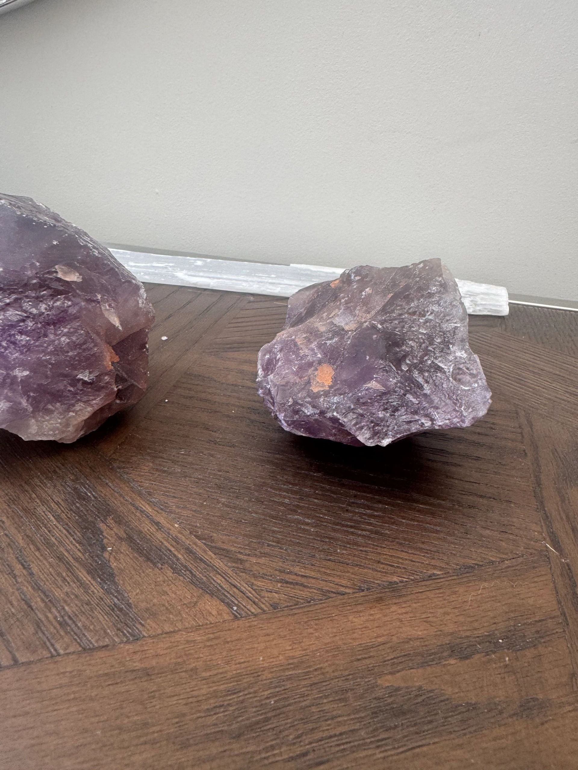 Natural Raw Amethyst Mineral Crystal Specimen
