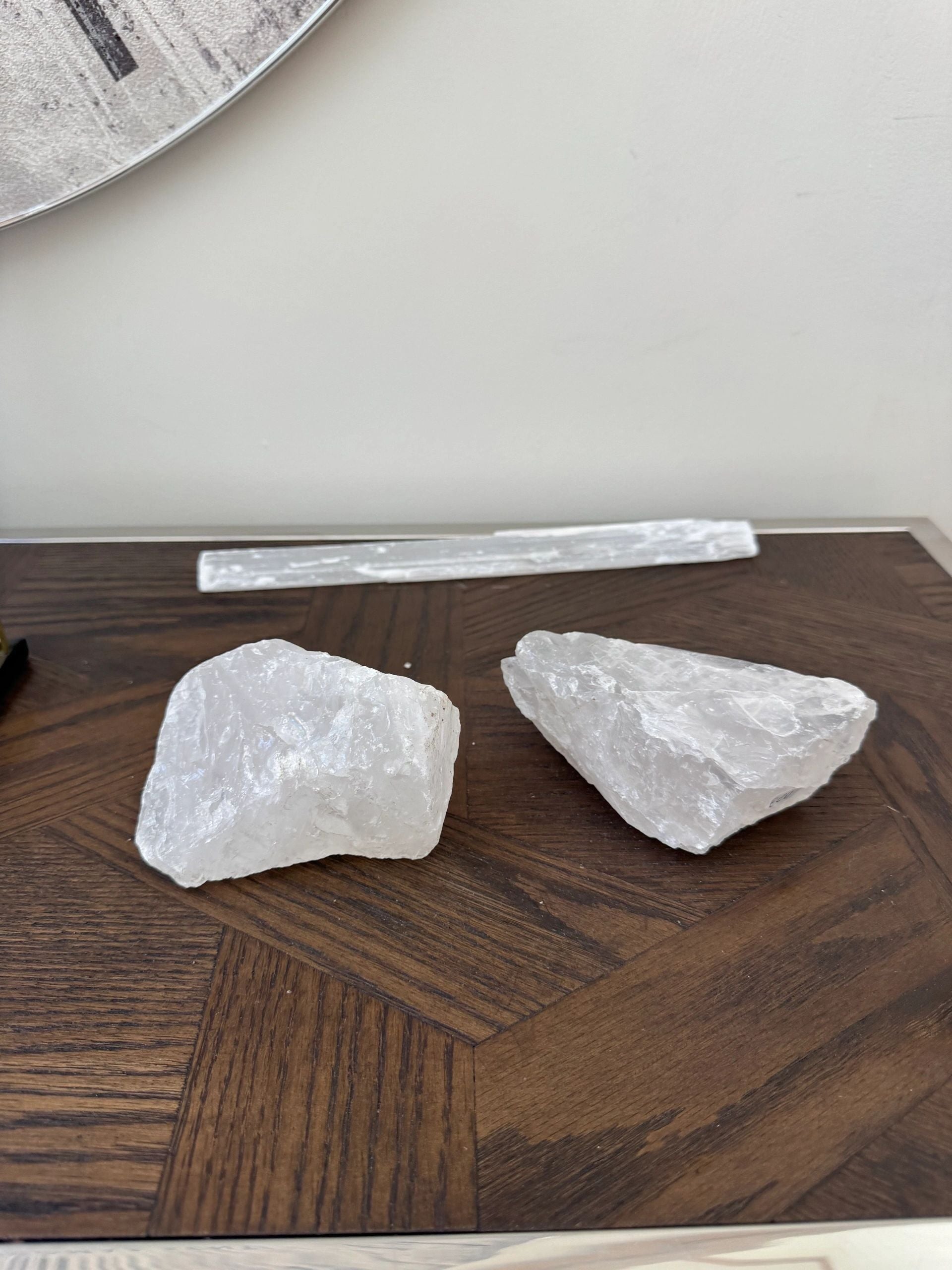 Natural Raw Clear Quartz Mineral Crystal Specimen