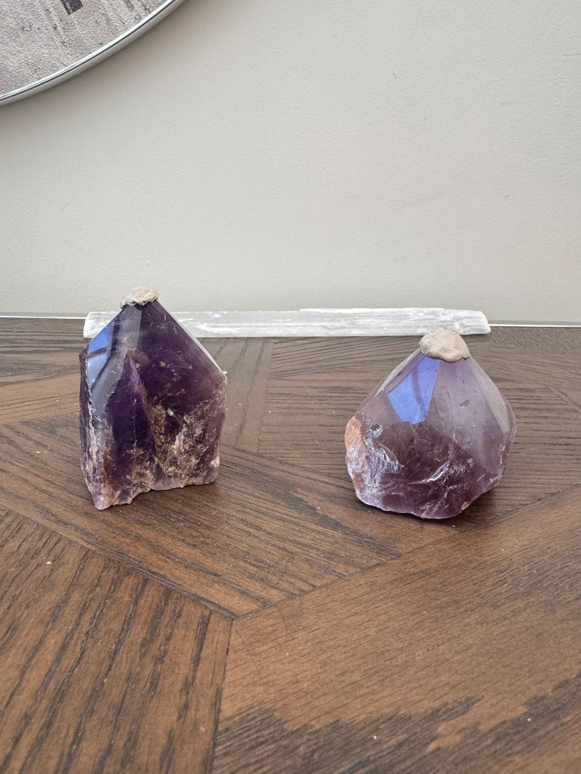 Natural Amethyst Point Mineral Crystal Specimen
