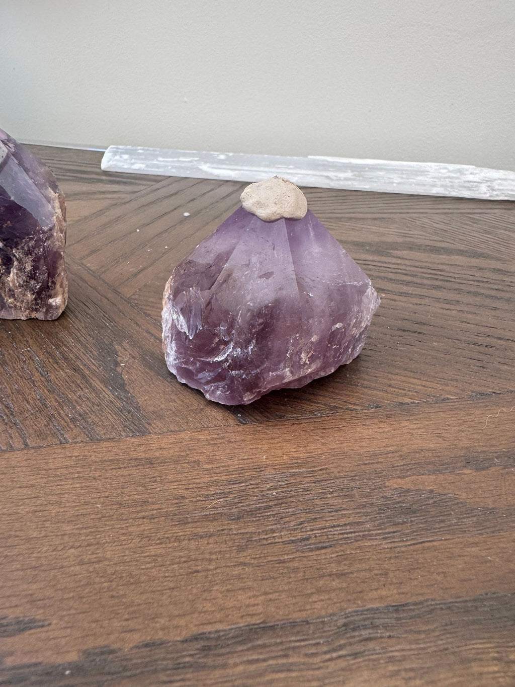 Natural Amethyst Point Mineral Crystal Specimen