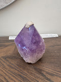Natural Raw Amethyst Point Mineral Crystal Specimen