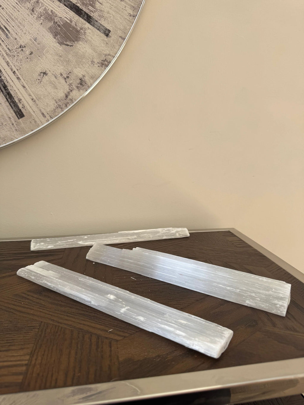 Natural Selenite Wand Mineral Crystal Specimen