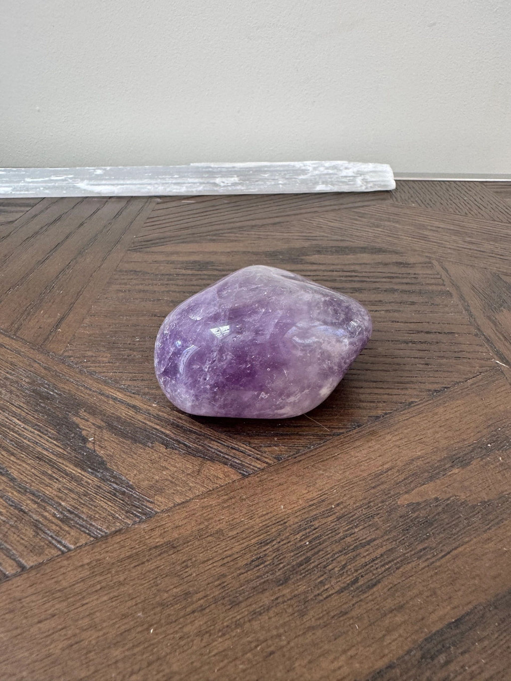Natural Purple Amethyst Freeform Mineral Crystal Specimen