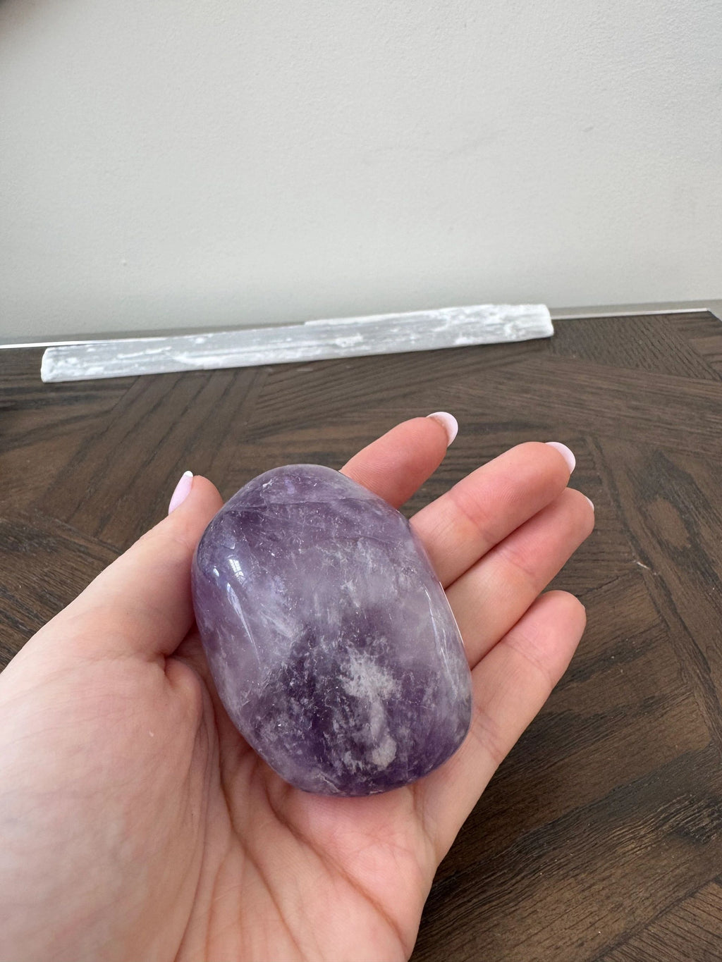 Natural Purple Amethyst Freeform Mineral Crystal Specimen