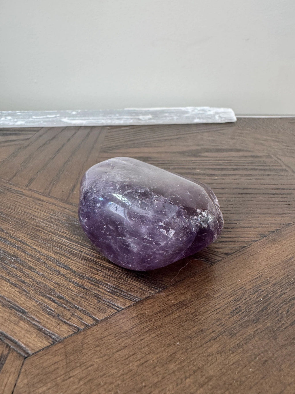 Natural Purple Amethyst Polished Mineral Crystal Specimen
