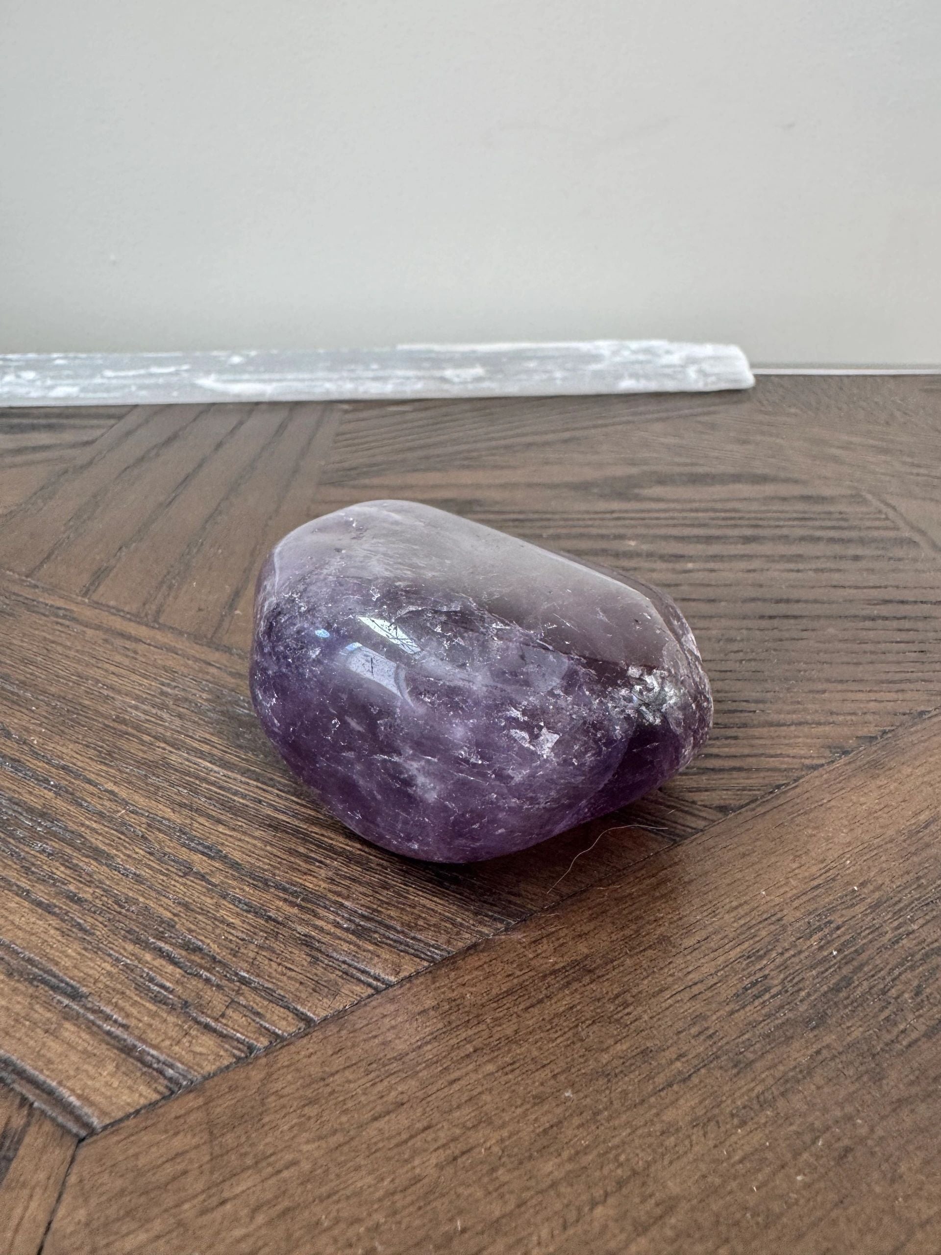 Natural Purple Amethyst Polished Mineral Crystal Specimen