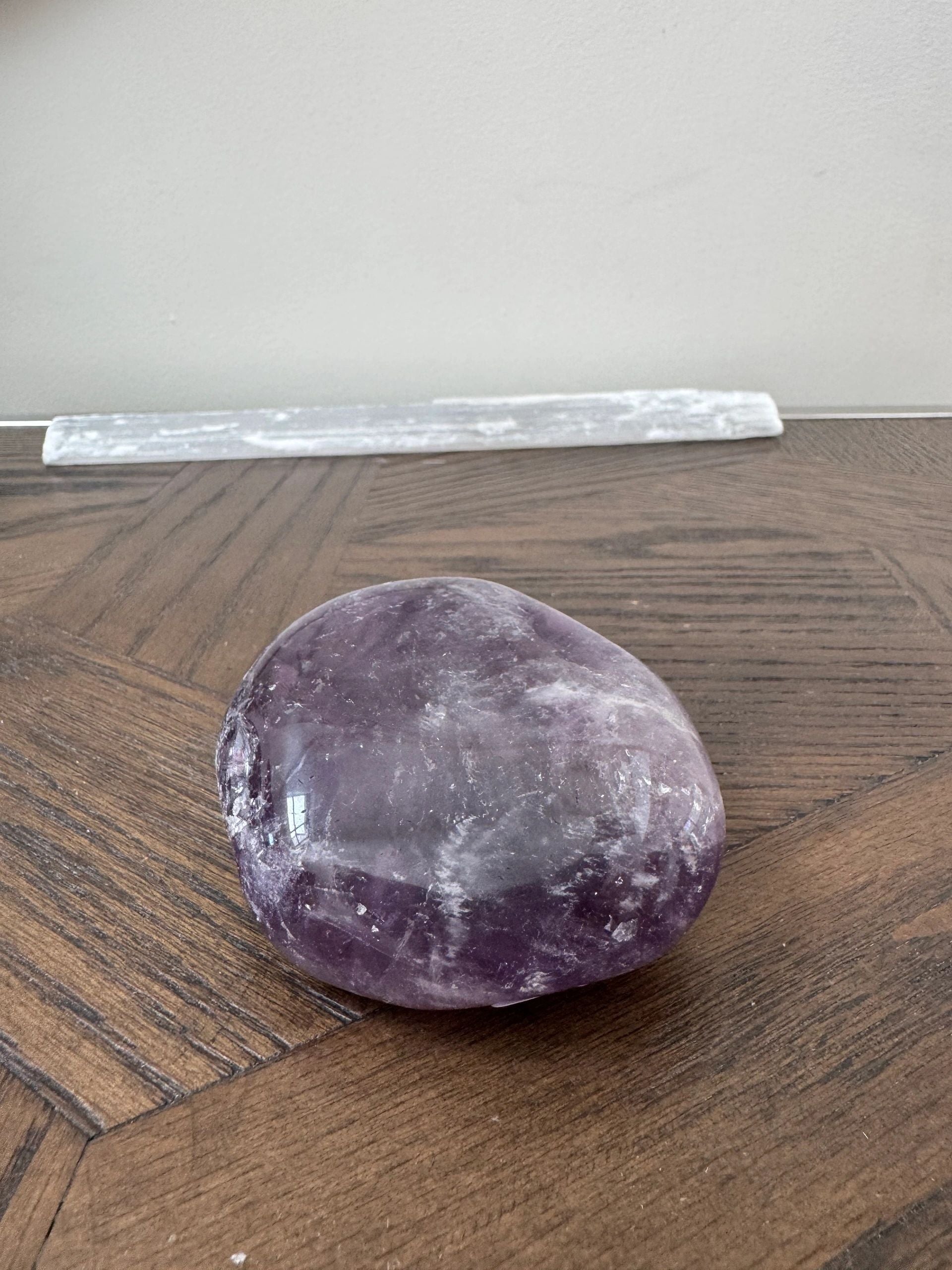 Natural Purple Amethyst Polished Mineral Crystal Specimen