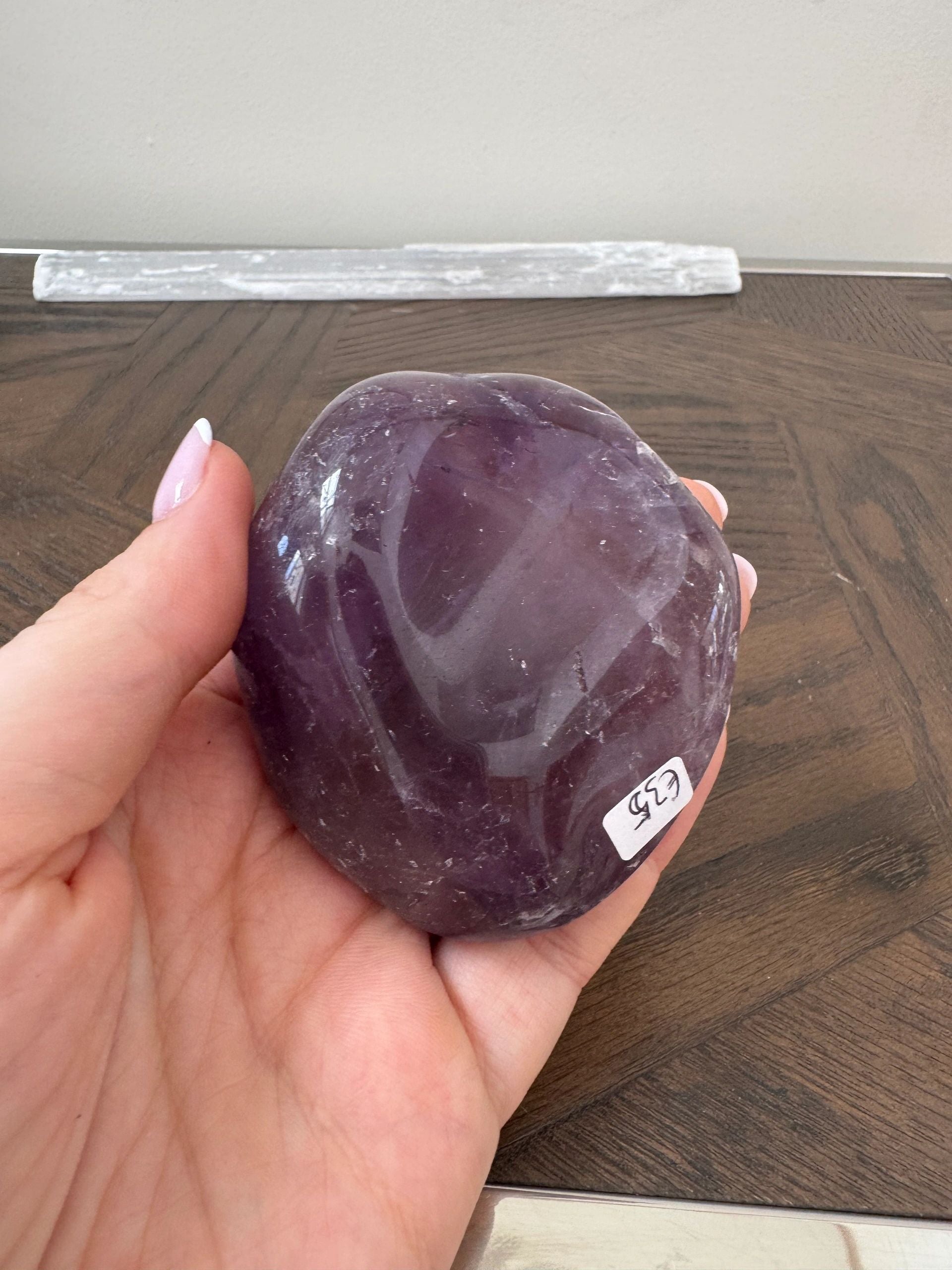 Natural Purple Amethyst Polished Mineral Crystal Specimen