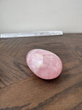 Natural Rose Quartz Polished Palm Stone Mineral Crystal Specimen