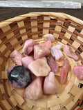 Natural Pink Opal Tumble Stone Mineral Crystal Specimen