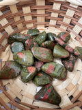 Natural Unakite Polished Tumbled Mineral Crystal Specimen