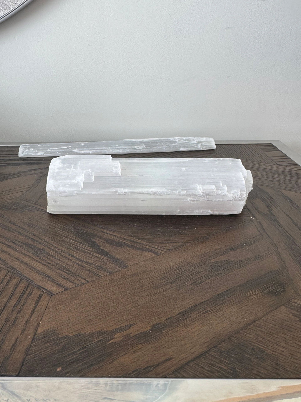 Natural Selenite Freeform Mineral Crystal Specimen