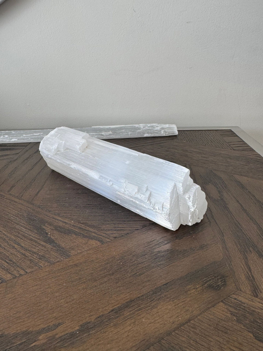 Natural Selenite Freeform Mineral Crystal Specimen